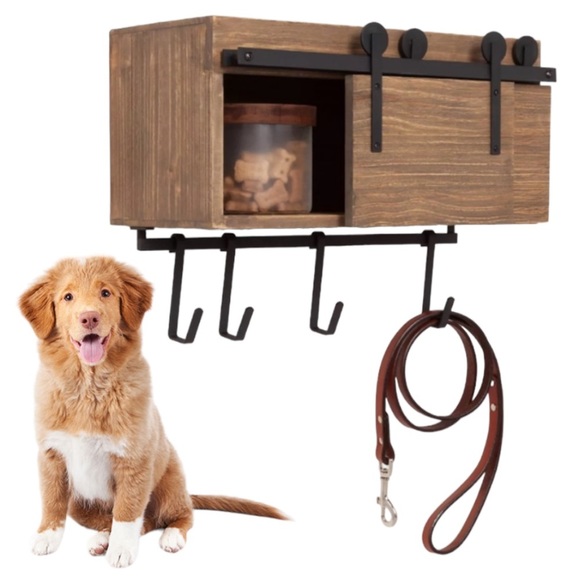Threshold Other - Threshold Entryway Barn Door Hook Rail w/Wood Cabinet Farmhouse Style Modern